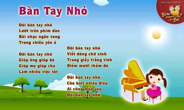 Những bài thơ hay cho bé mẫu giáo từ 1 - 5 tuổi