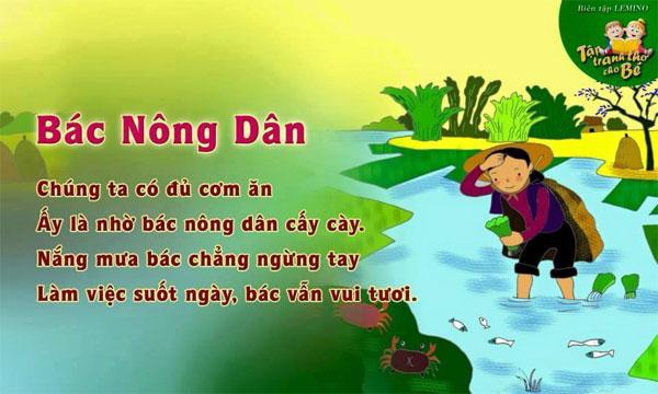 Những bài thơ hay cho bé mẫu giáo từ 1 - 5 tuổi