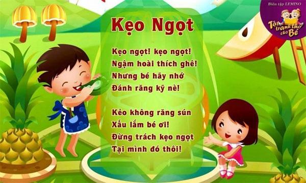 Những bài thơ hay cho bé mẫu giáo từ 1 - 5 tuổi