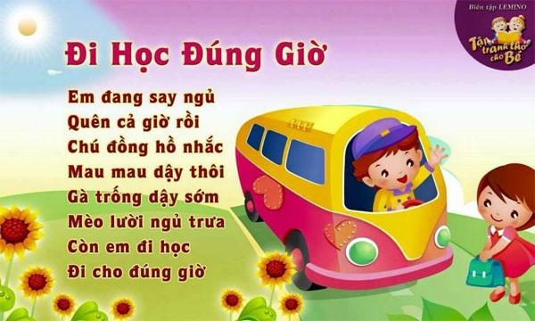 Những bài thơ hay cho bé mẫu giáo từ 1 - 5 tuổi