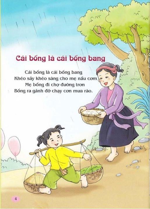 Những bài thơ hay cho bé mẫu giáo từ 1 - 5 tuổi