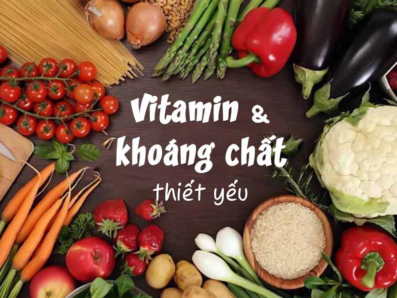 8 loại vitamin và chất khoáng thiết yếu cho con