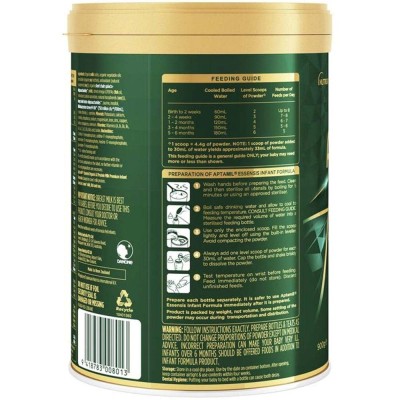 Sữa bột Aptamil Essensis số 1 cho bé từ 0-6 tháng tuổi (900g )