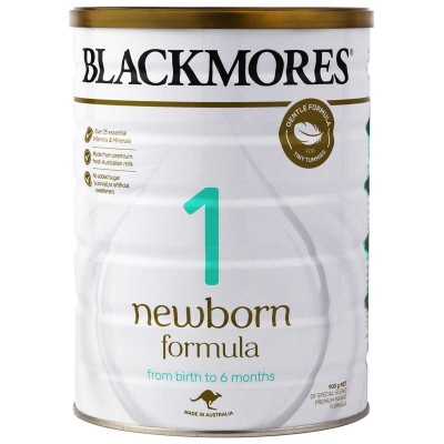 Sữa Blackmores Newborn Formula Úc số 1 cho bé từ 0-6 tháng (900g)