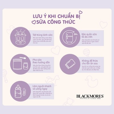 Sữa Blackmores Newborn Formula Úc số 1 cho bé từ 0-6 tháng (900g)