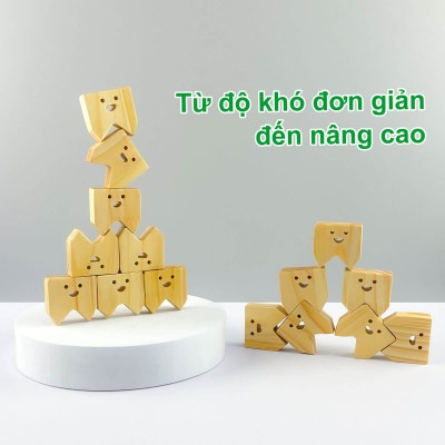 Bộ đồ chơi những bạn răng vui nhộn - đồ chơi rèn luyện tay và mắt