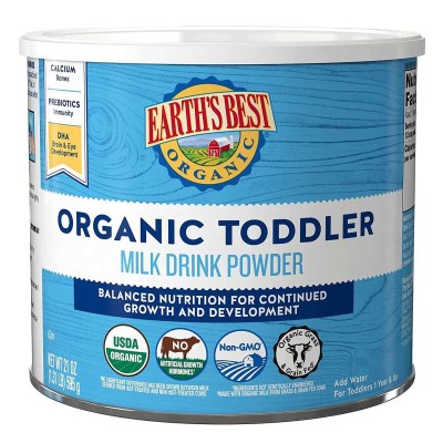 Sữa Earth’s Best Organic Toddler 595g cho bé - từ 12 tháng (Earth's Best xanh)