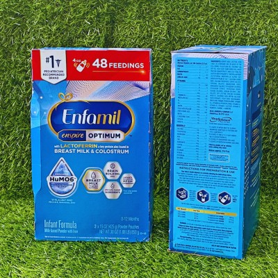 Sữa Enfamil Enspire Optimum Infant Formula (enspire xanh) Cho Bé 0 - 12 Tháng (850g)