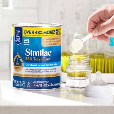 Sữa Similac cho bé từ 0-12 tháng 873g (Similac 360 Total Care 5 HMO Prebiotics)